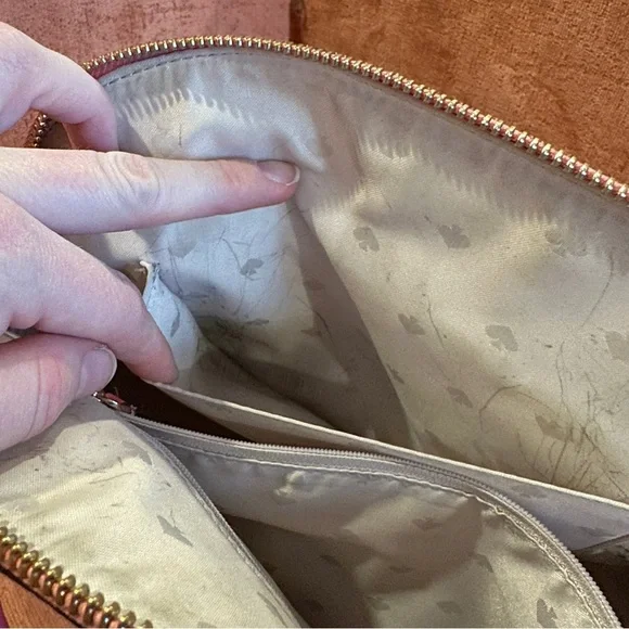 Kate Spade Payton Medium Dome Satchel in Garden Pink Saffiano Leather - Picture 9 of 14